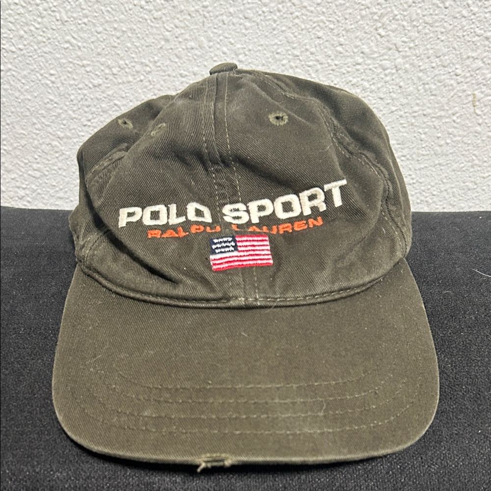 POL Olive Green Cap with Logo